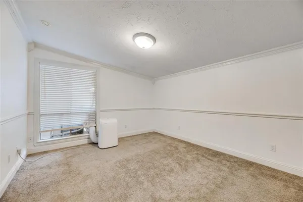 a view of an entryway with seating area