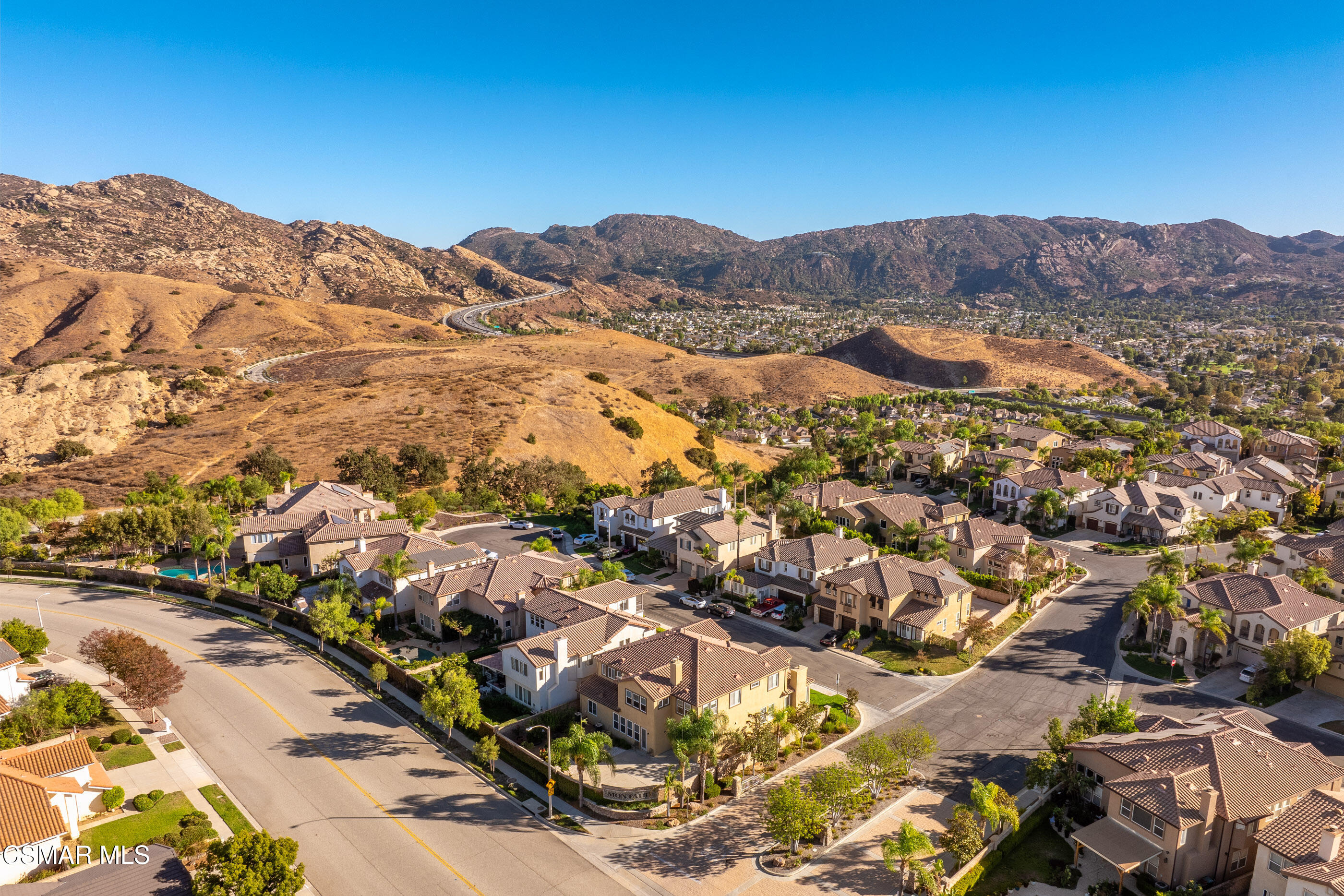 5953 Piuma Court Simi Valley, CA 93063 - Photo 85 of 90 Aerial View