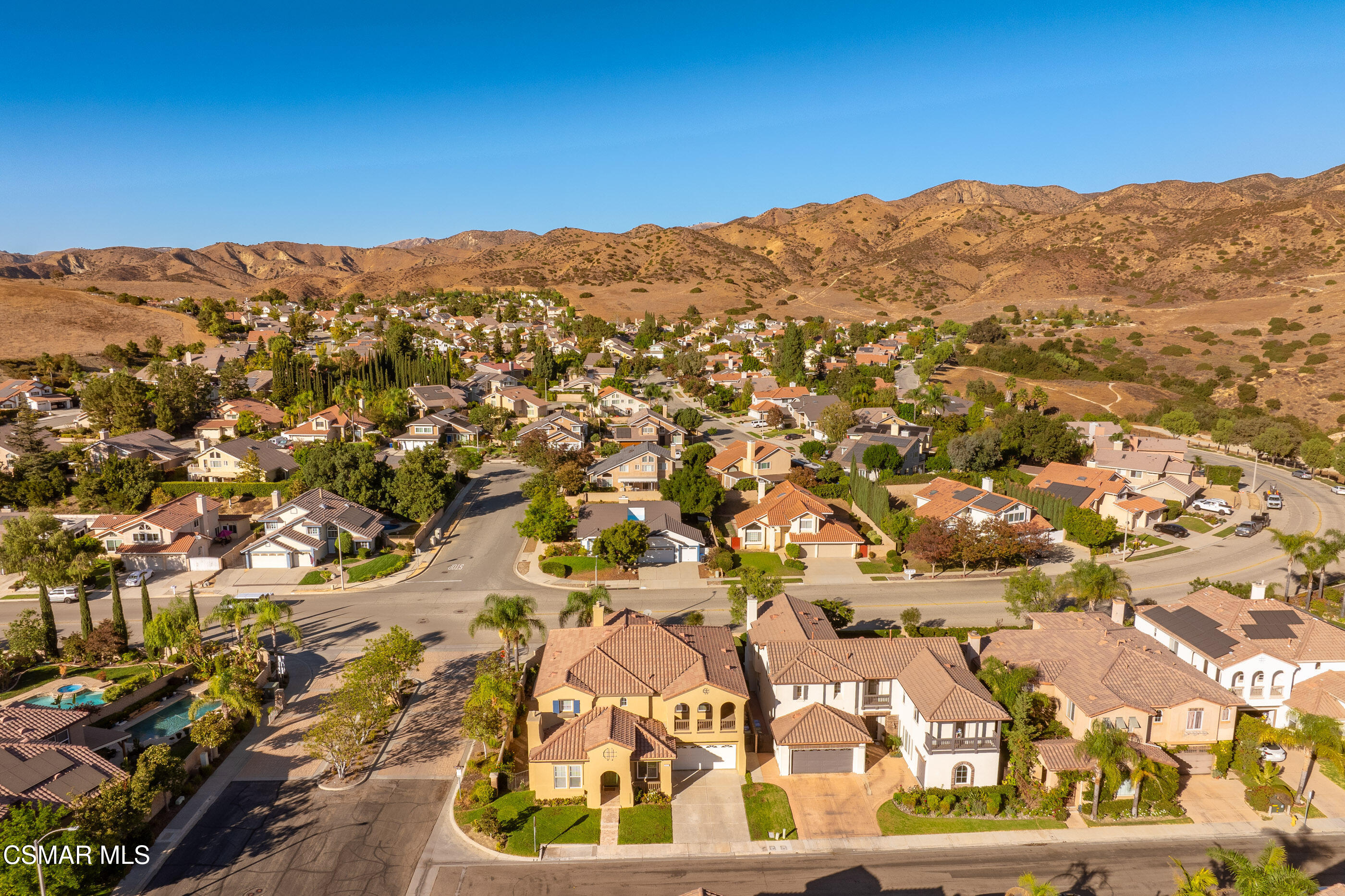 5953 Piuma Court Simi Valley, CA 93063 - Photo 88 of 90 Aerial View