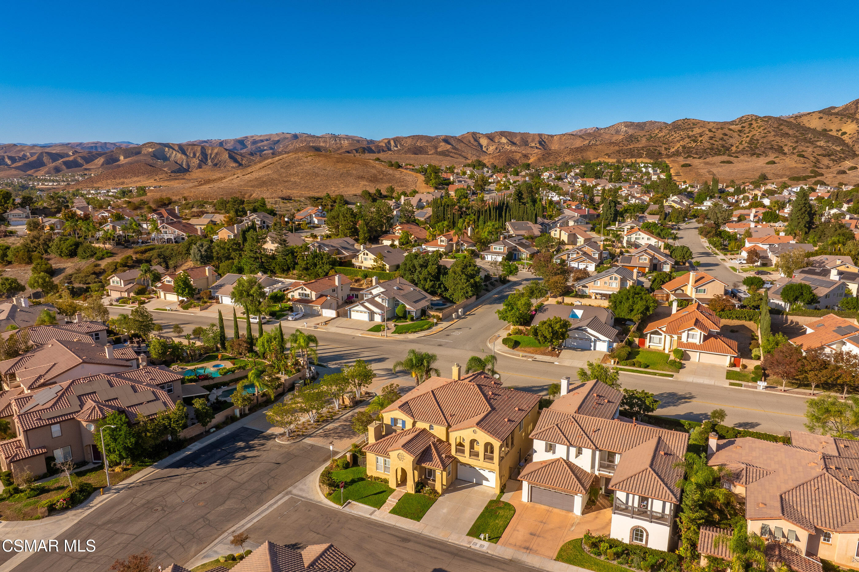 5953 Piuma Court Simi Valley, CA 93063 - Photo 89 of 90 Aerial View
