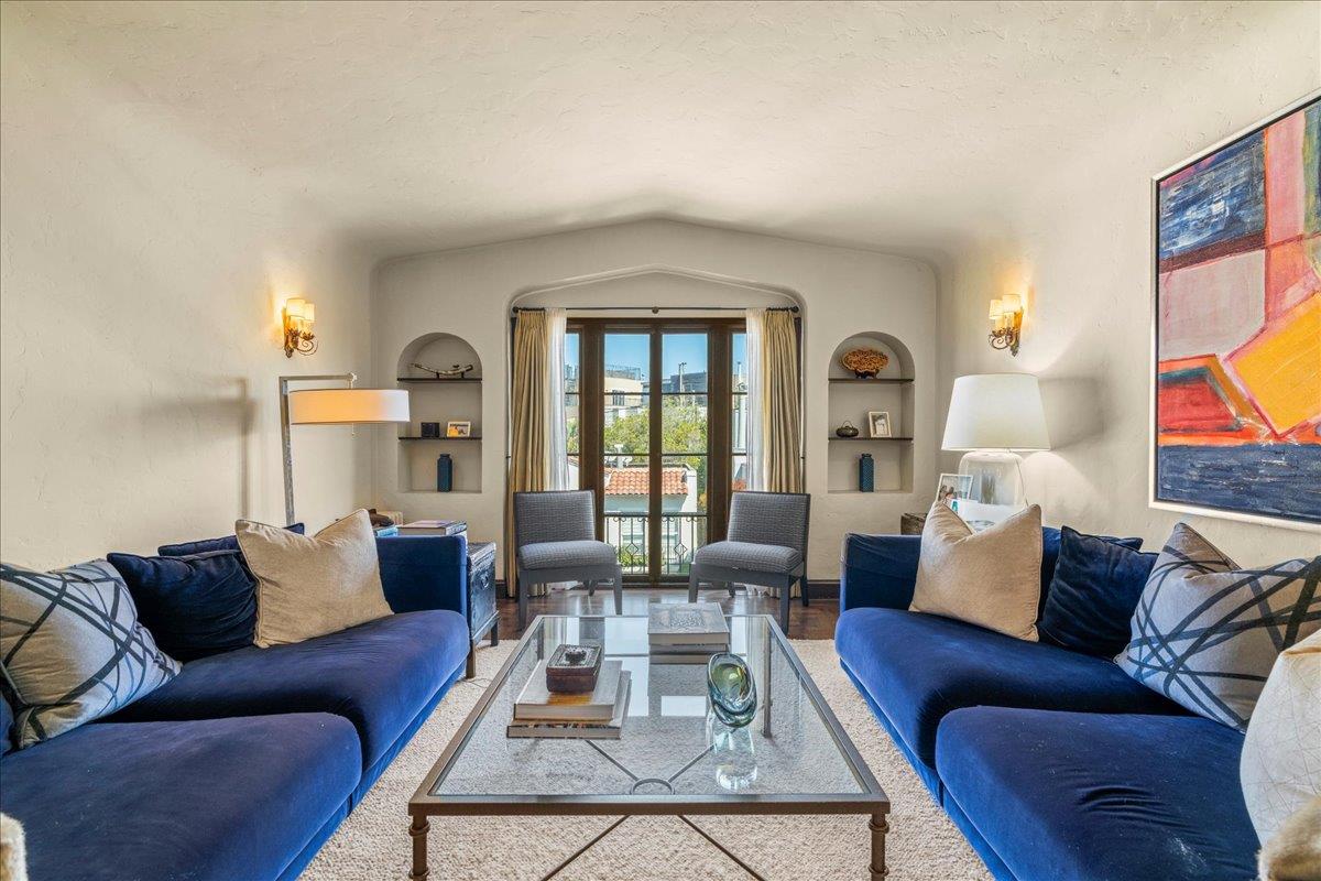 15 Rico Way, Unit 3 San Francisco, CA 94123 - Photo 11 of 46 a living room with furniture and a large window