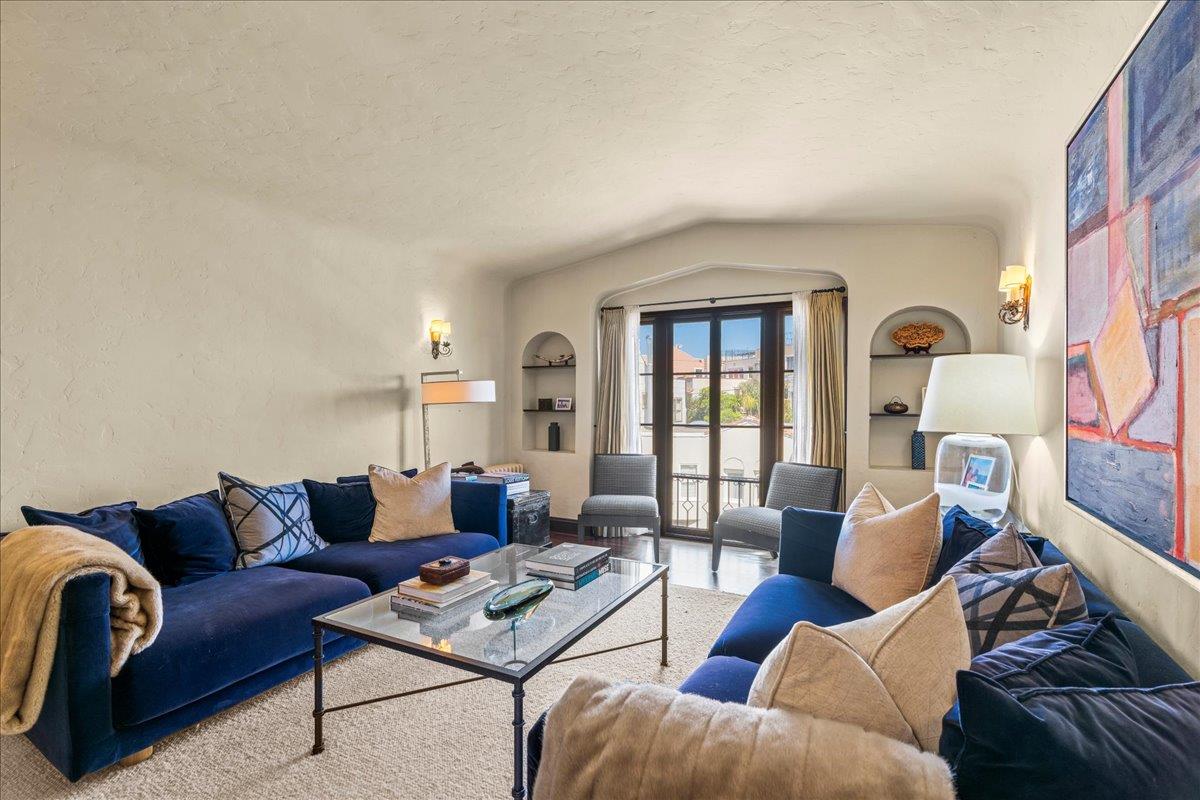 15 Rico Way, Unit 3 San Francisco, CA 94123 - Photo 13 of 46 a living room with furniture and a potted plant