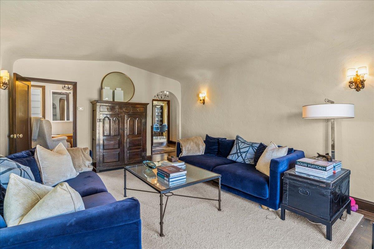 15 Rico Way, Unit 3 San Francisco, CA 94123 - Photo 14 of 46 a living room with furniture and a wooden floor