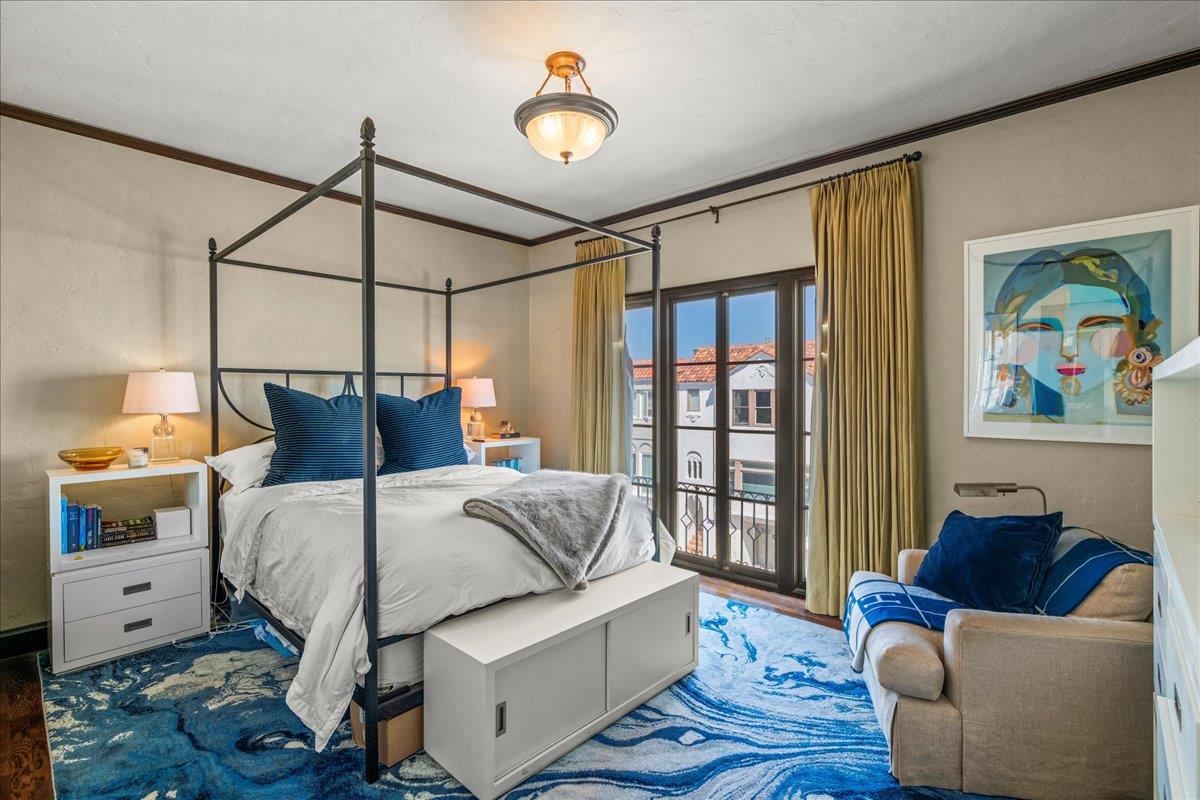 15 Rico Way, Unit 3 San Francisco, CA 94123 - Photo 20 of 46 a bedroom with furniture and wooden floor