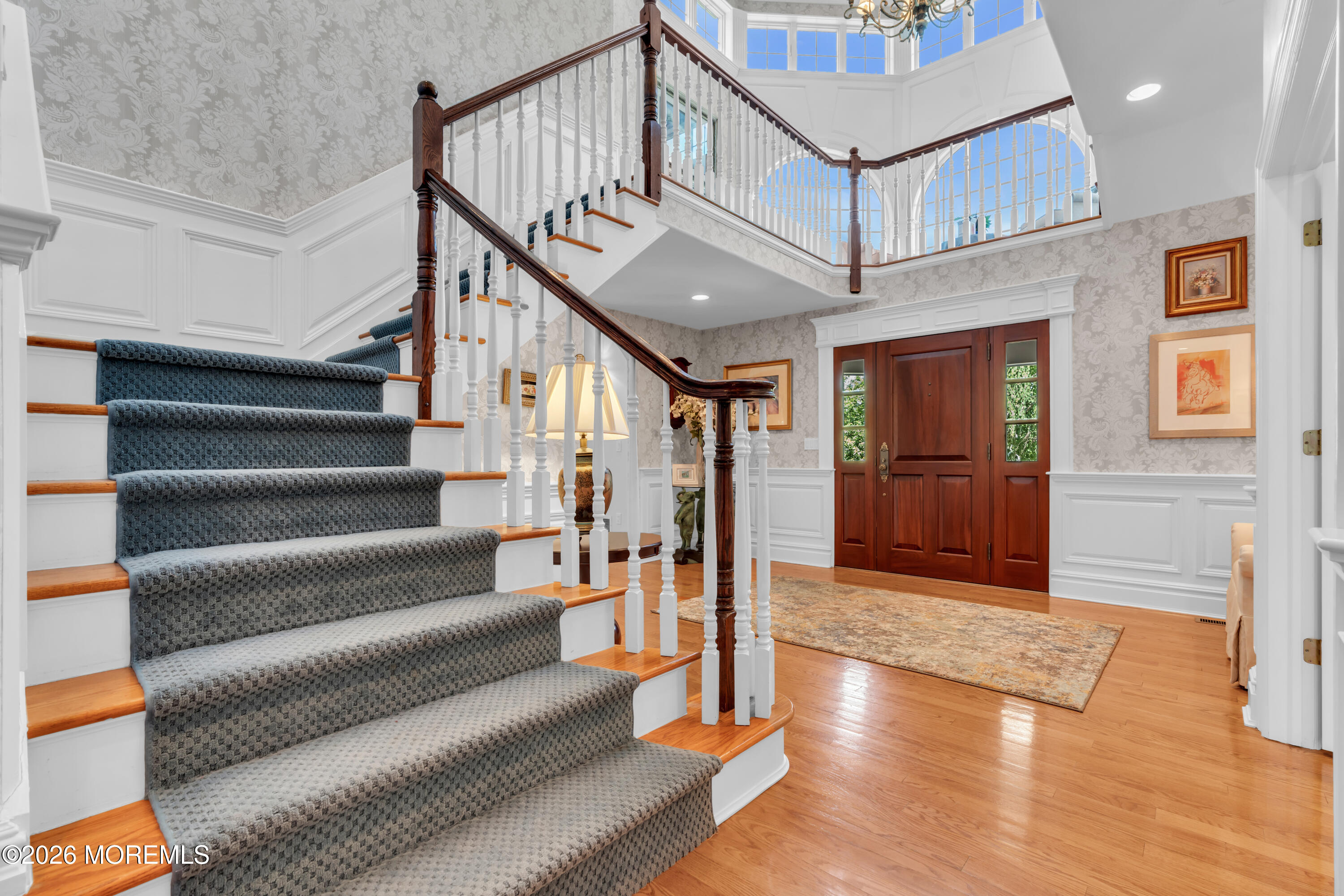 600 Little Silver Point Road Little Silver, NJ 07739 - Photo 8 of 55 a view of entryway and hall with wooden floor
