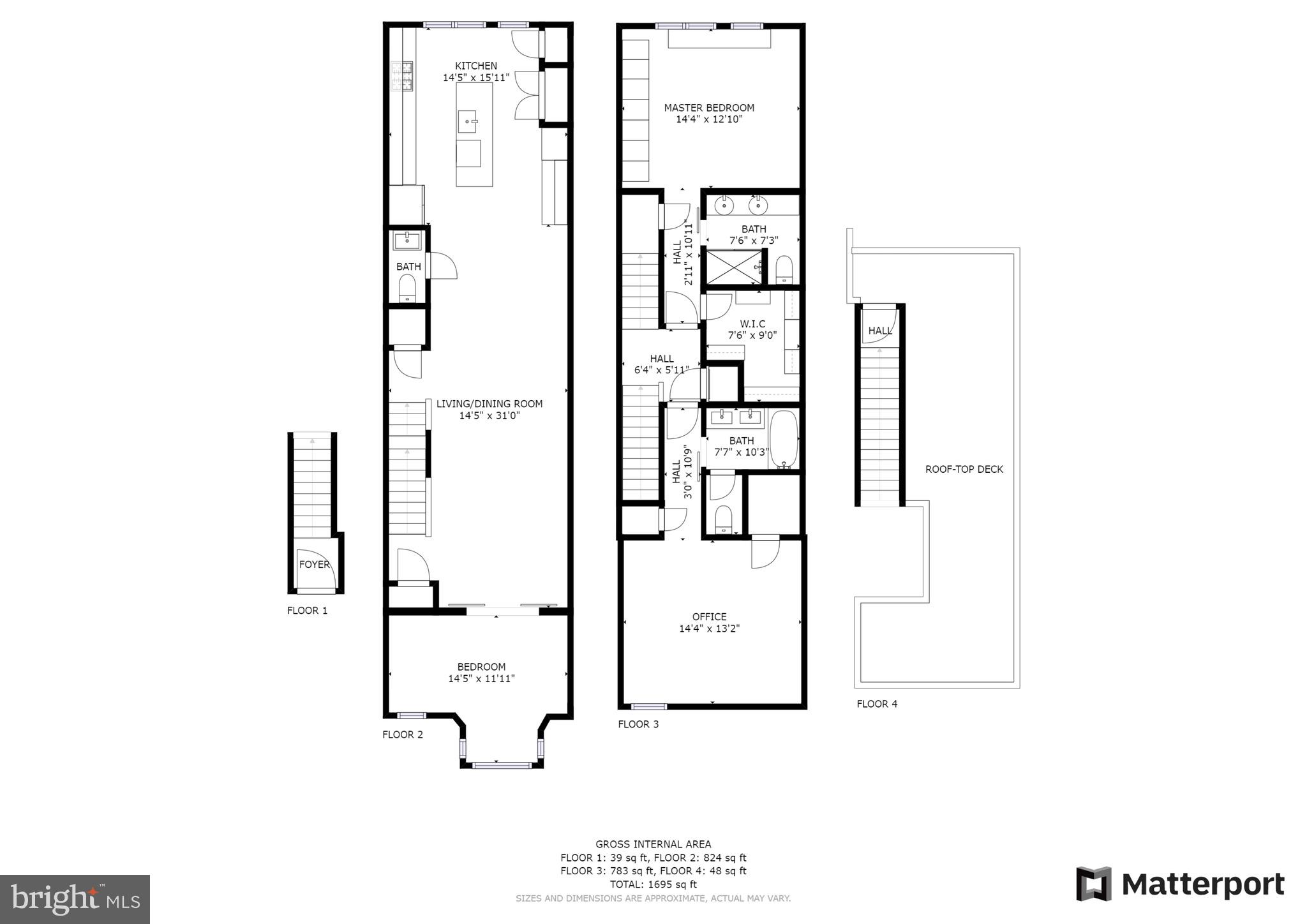117 T Street Northwest, Unit 2 Washington, DC 20001 - Photo 32 of 32 a picture of a floor plan