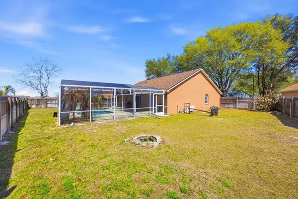 a view of a house with a swimming pool