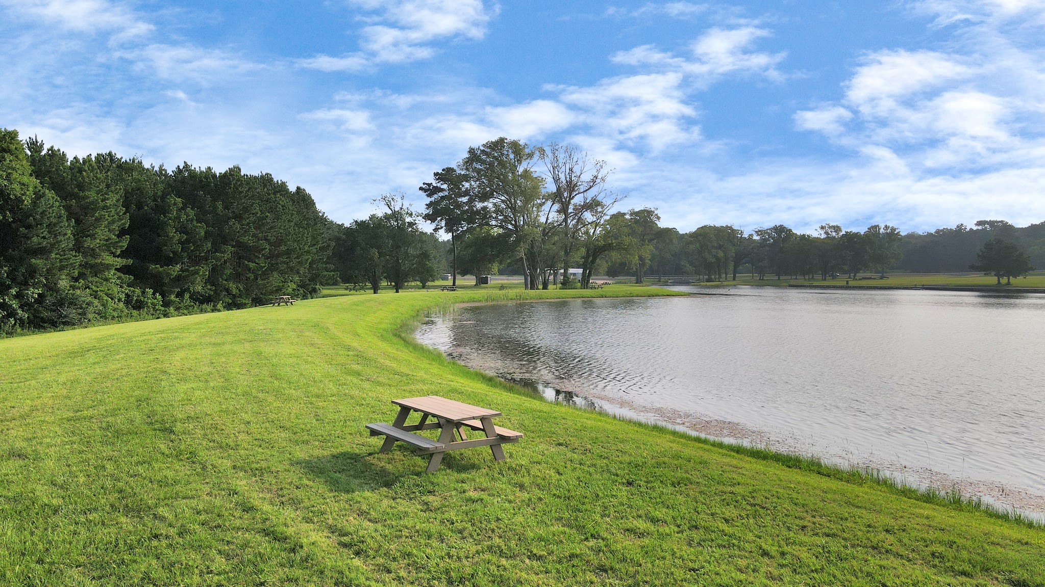 15365 Red Hawk Road Willis, TX 77378 - Photo 8 of 18 a view of a lake with a big yard