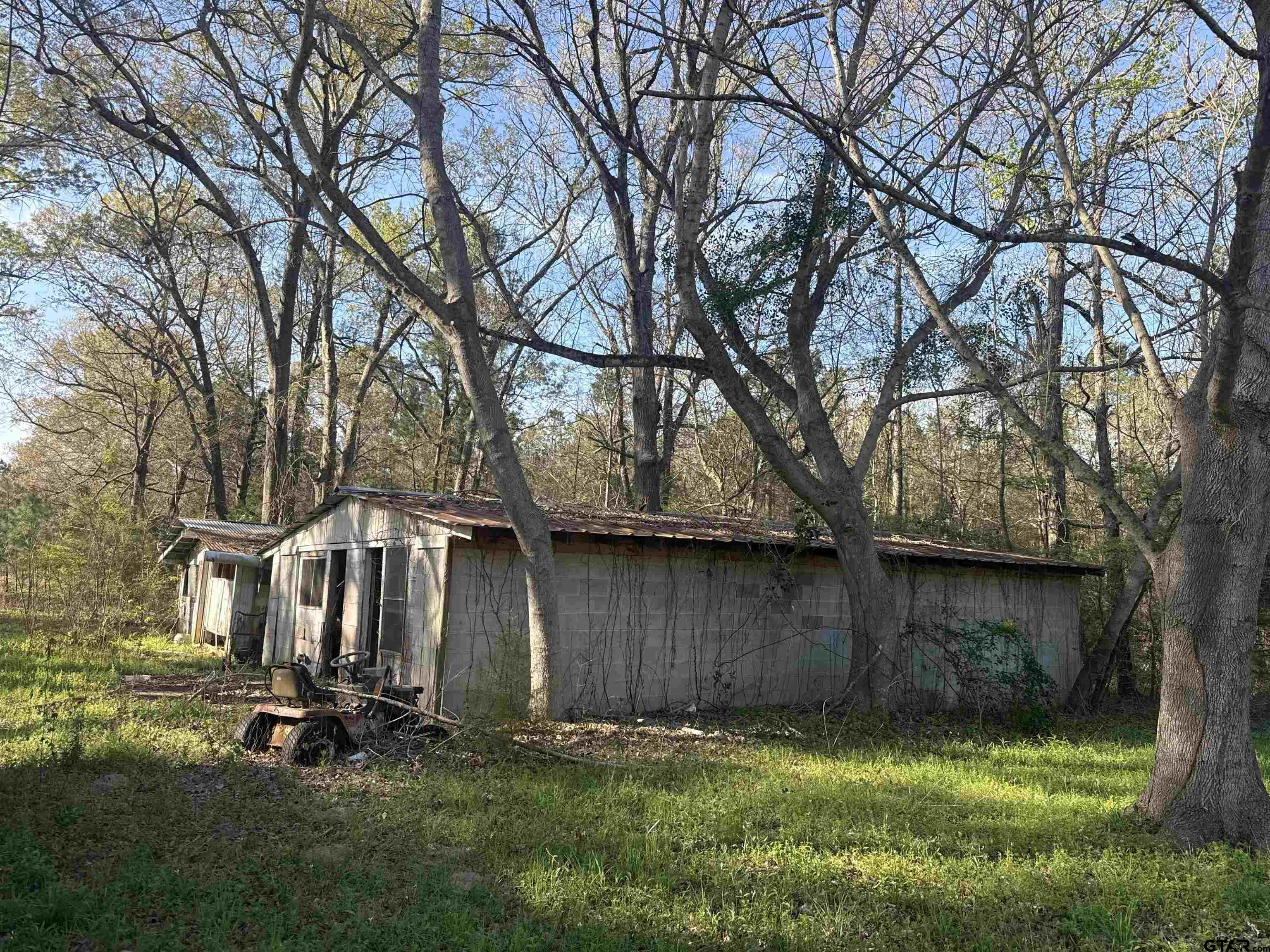 15830 Shady Creek Road Tyler, TX 75705 - Photo 15 of 18 a backyard of a house with lots of green space