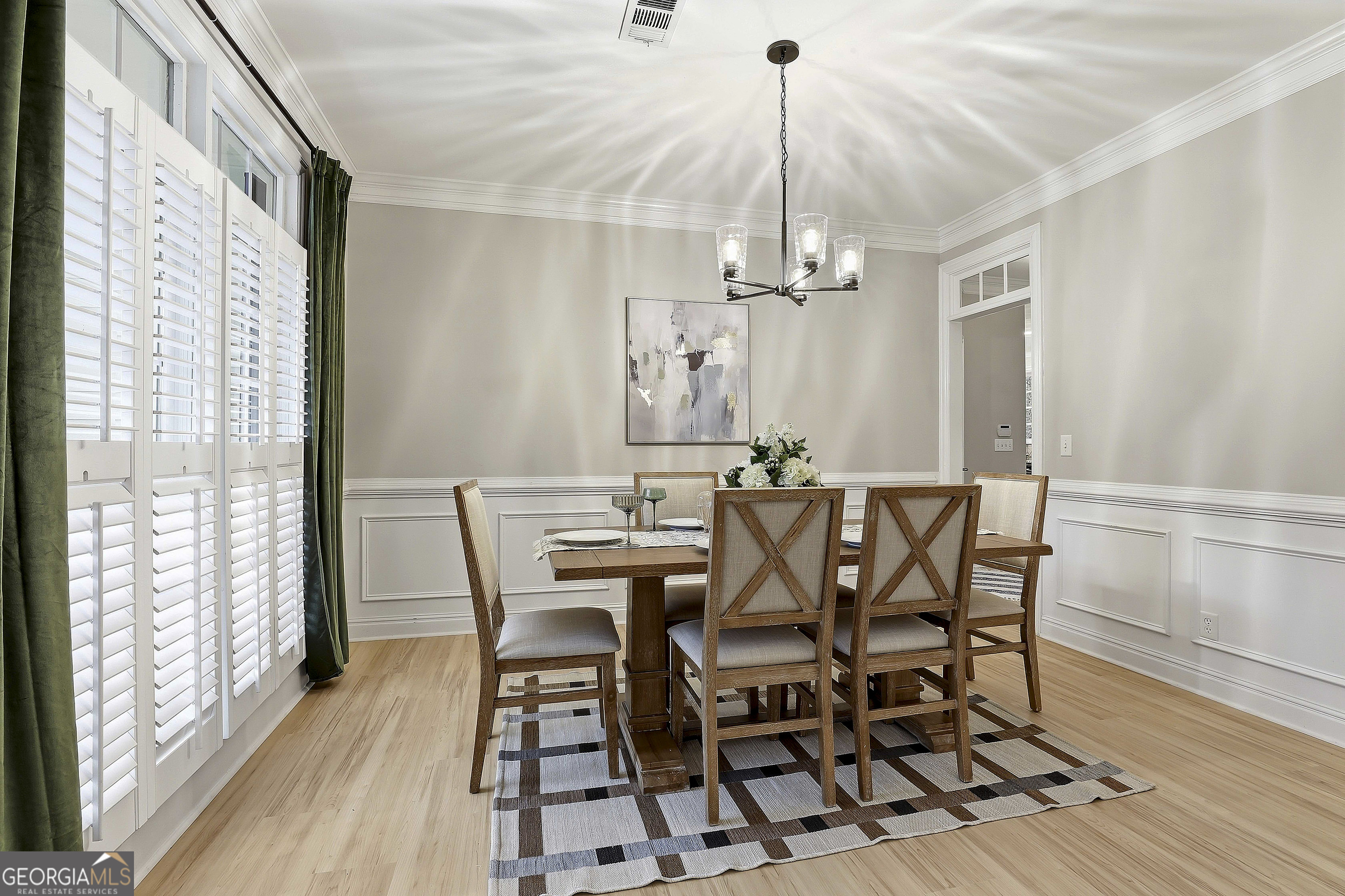 108 Tullamore Trail Tyrone, GA 30290 - Photo 15 of 54 a view of a dining room with furniture window and wooden floor