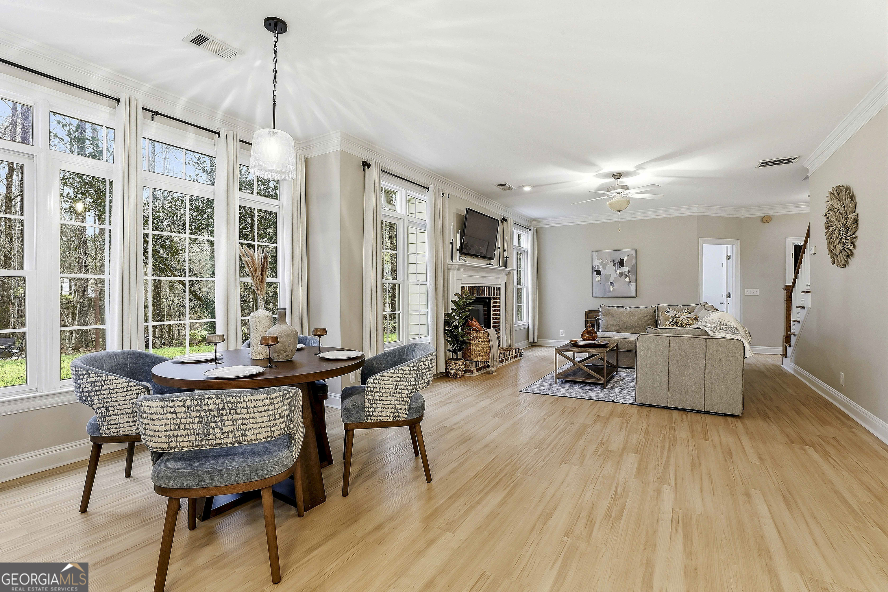 108 Tullamore Trail Tyrone, GA 30290 - Photo 30 of 54 a living room with furniture and wooden floor