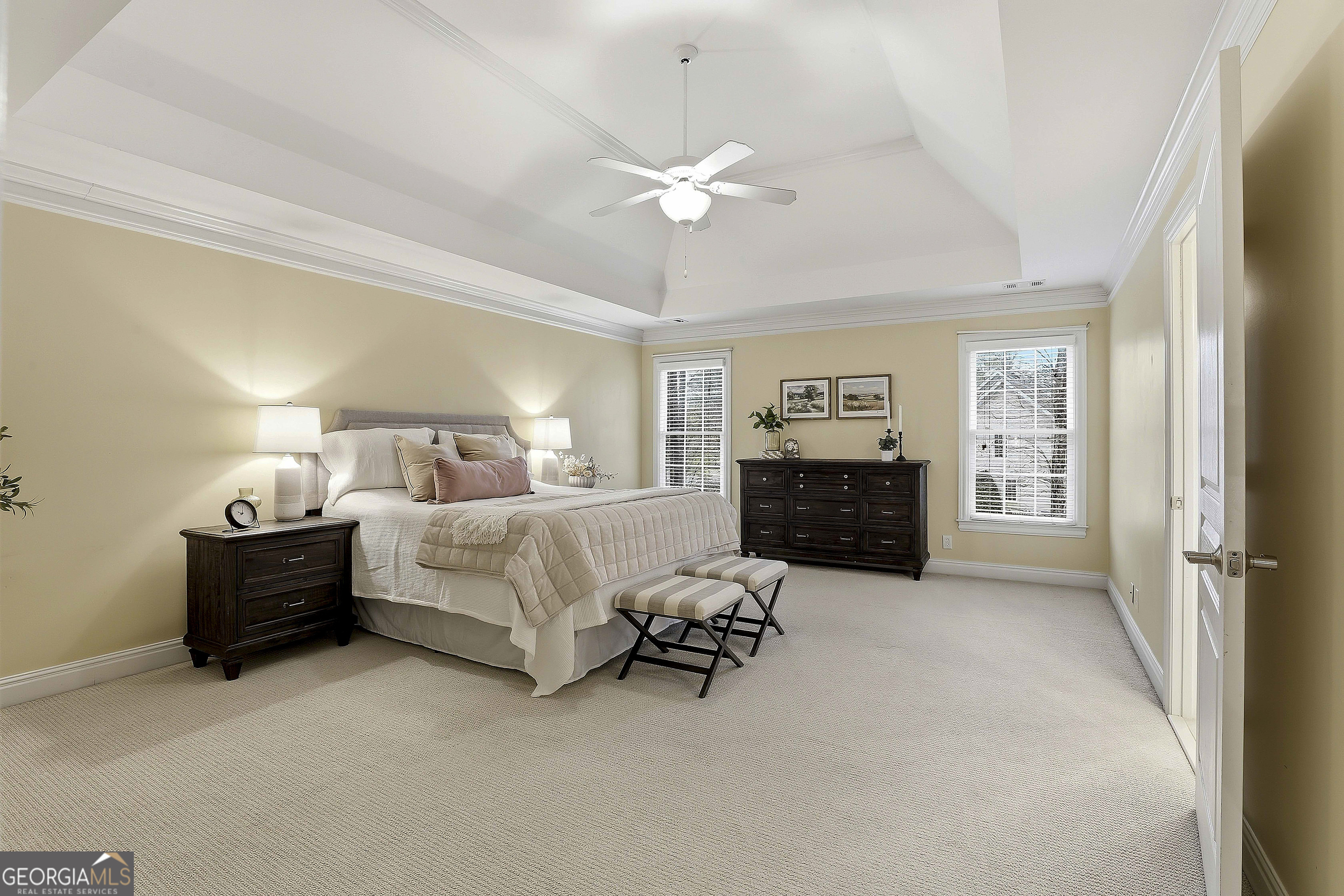 108 Tullamore Trail Tyrone, GA 30290 - Photo 34 of 54 a bedroom with bed and window