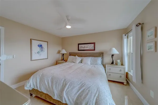 a view of an ocean and beach