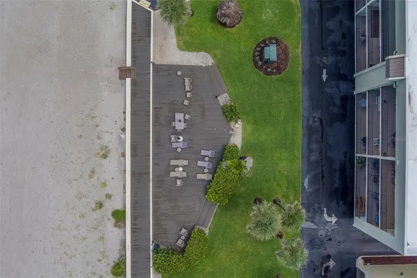 a city view with tall buildings