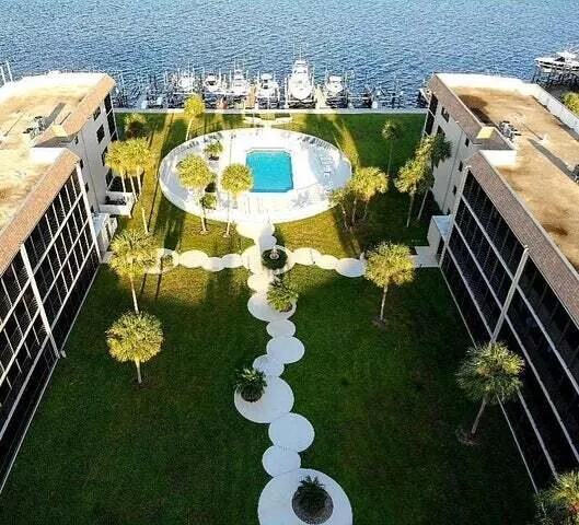 a view of a swimming pool