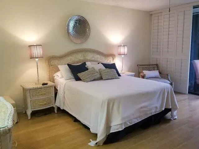 a close view of kitchen countertops with wooden floor