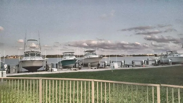 a front view of a building