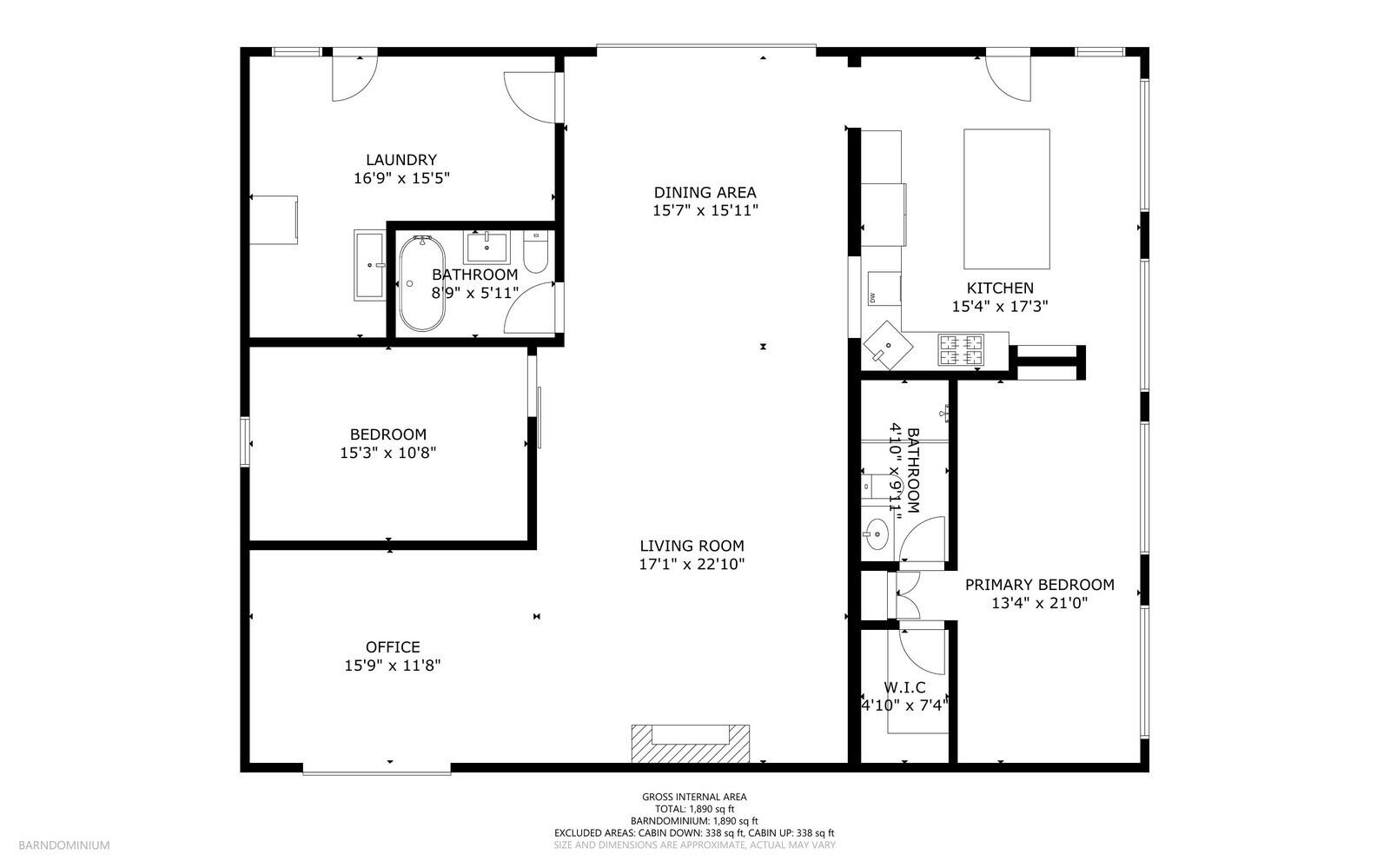 167 House) Town Farm Road North Anson, ME 04958 - Photo 77 of 77 Floor plan house
