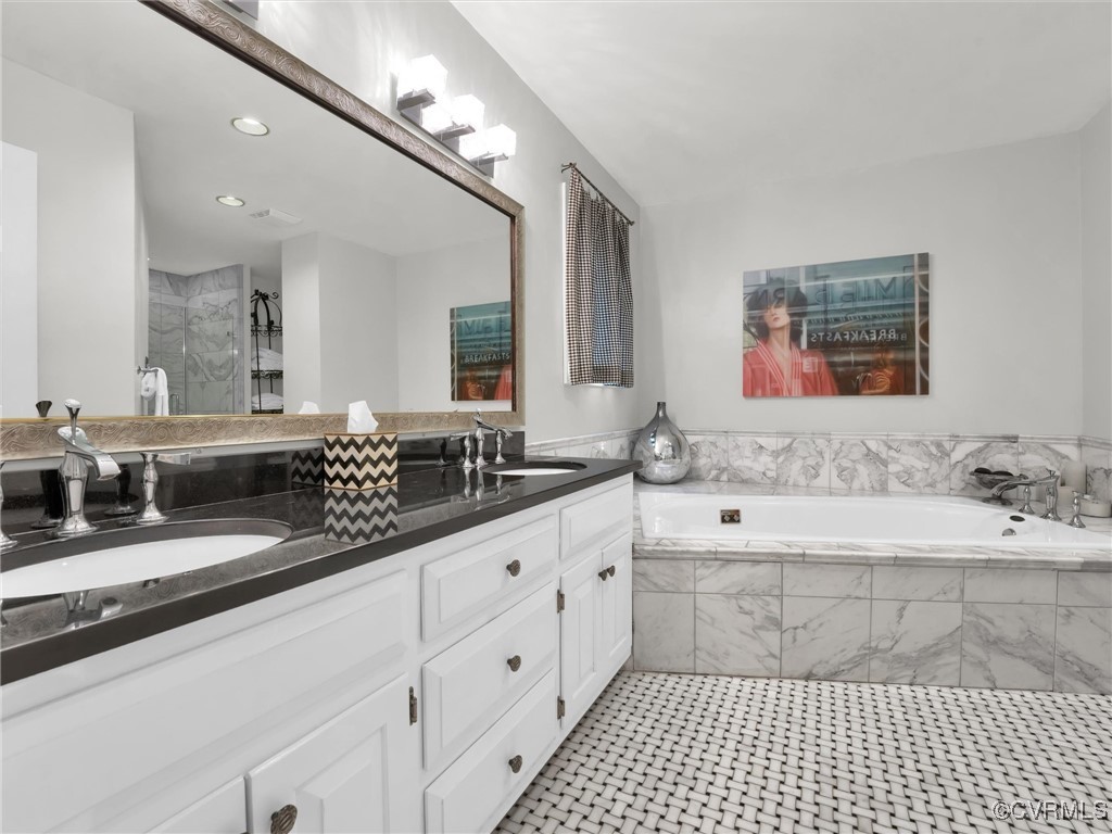 6306 West Branch Road Midlothian, VA 23112 - Photo 28 of 50 Traditional elegance in this primary bath design