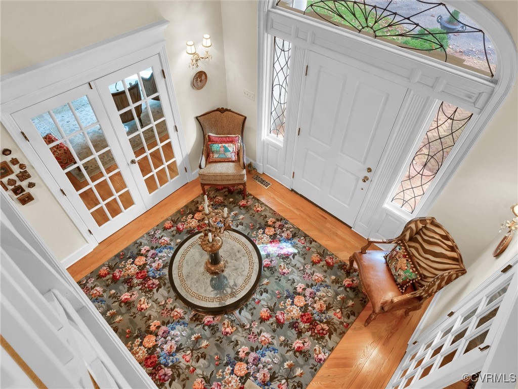 6306 West Branch Road Midlothian, VA 23112 - Photo 3 of 50 Front door with leaded glass windows sourced from