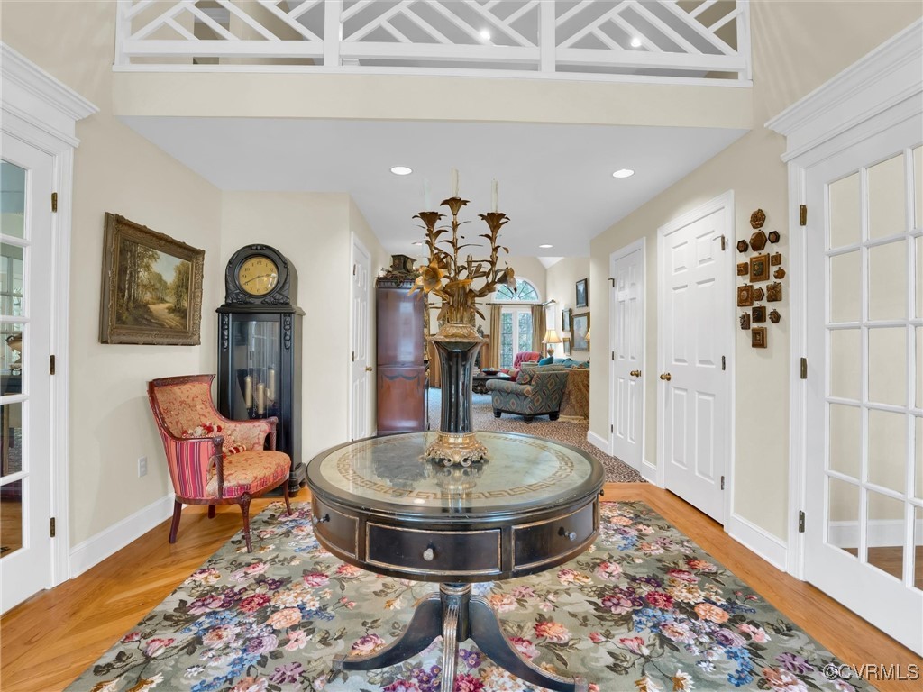 6306 West Branch Road Midlothian, VA 23112 - Photo 7 of 50 Hardwood flooring and open to above