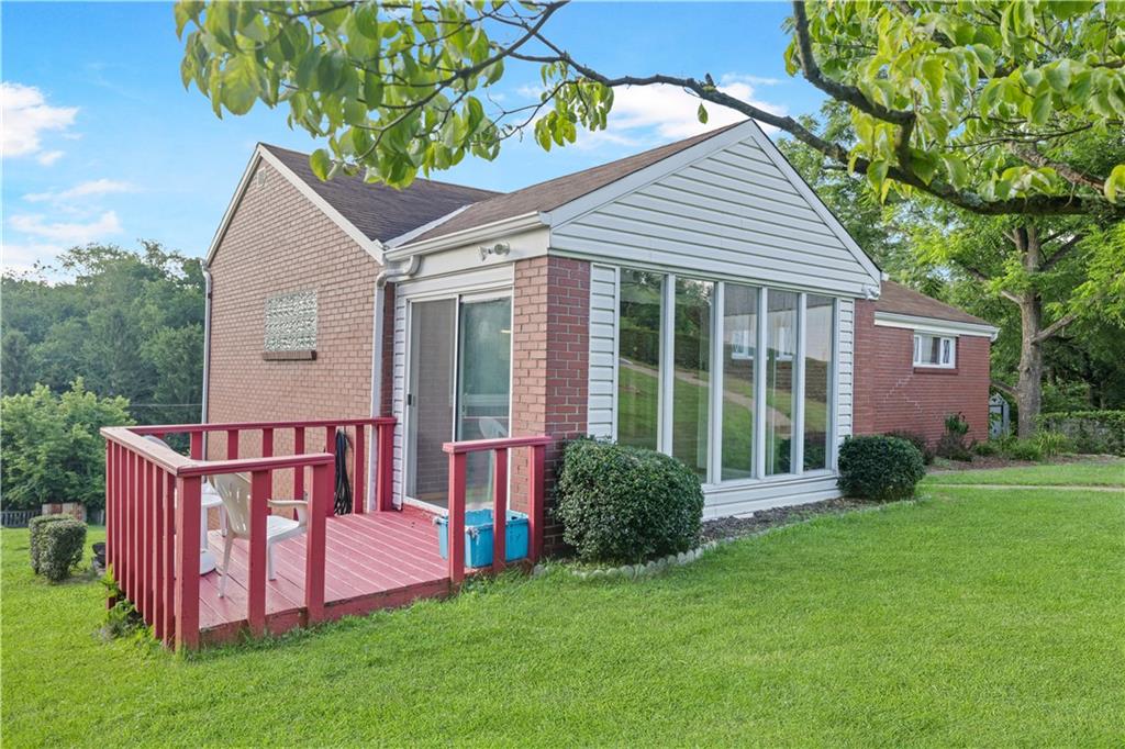 1027 Glass Run Road Pittsburgh, PA 15236 - Photo 3 of 24 a view of a house with backyard and garden