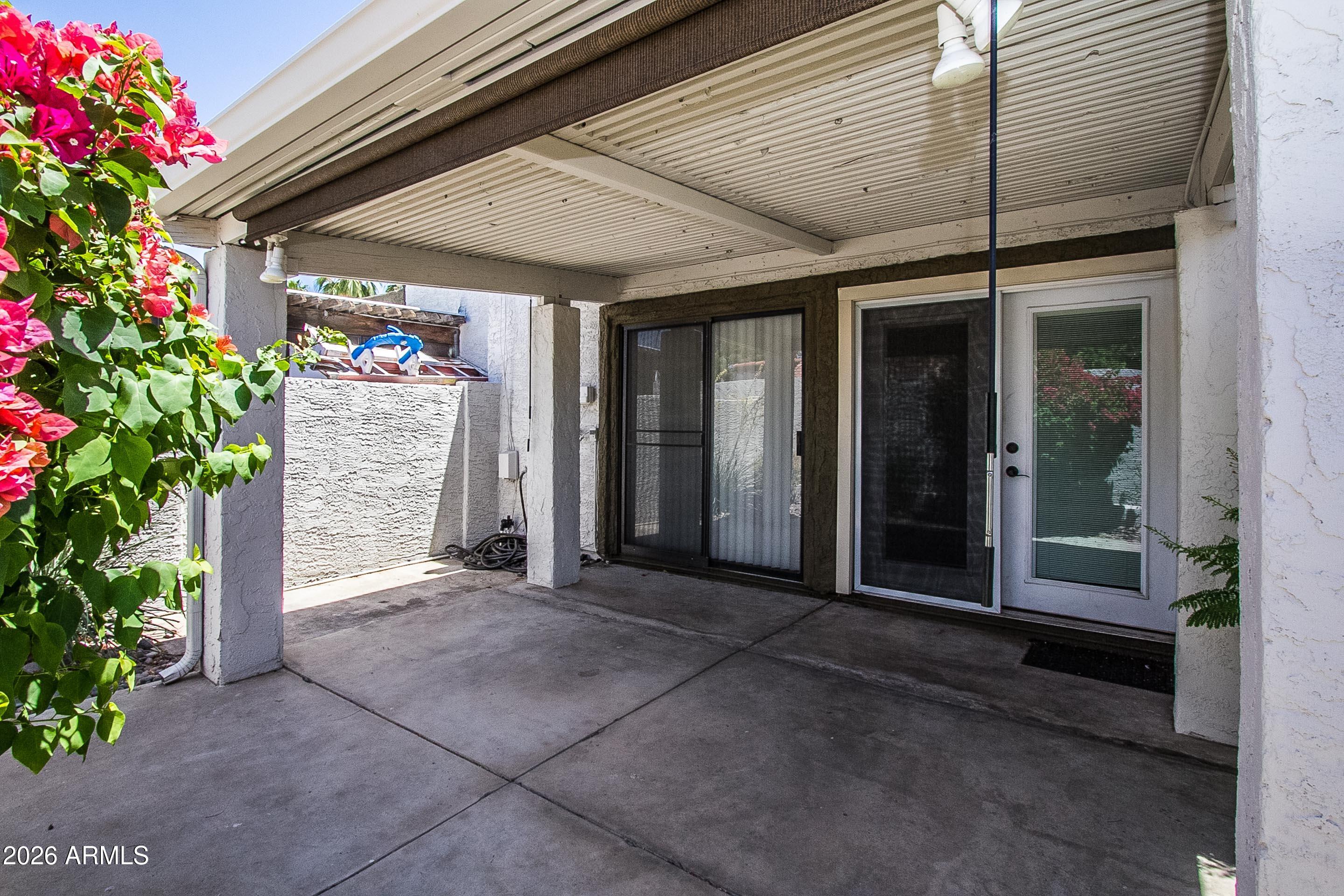 7755 East Thomas Road, Unit 18 Scottsdale, AZ 85251 - Photo 19 of 26 Covered patio