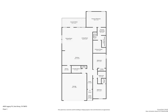 $1,650 | 4935 Legacy Trail, Von Ormy, TX 78073