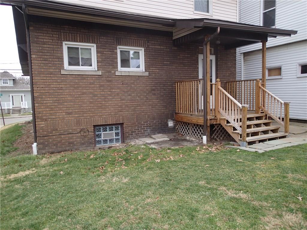 369 New York Avenue Rochester, PA 15074 - Photo 22 of 25 Rear view all windows in basement are glass block windows!