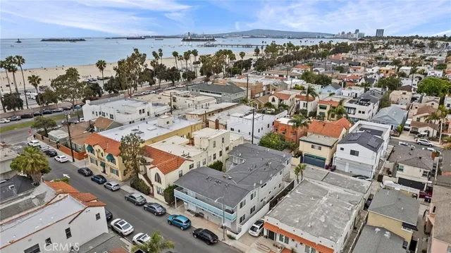 an aerial view of a city with lots of residential buildings