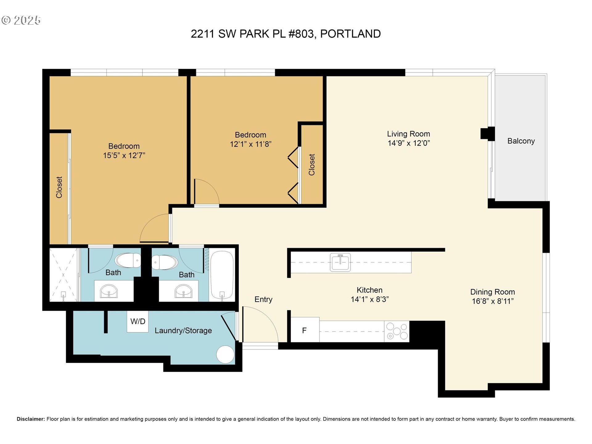 2211 Southwest Park Place, Unit 803 Portland, OR 97205 - Photo 36 of 36