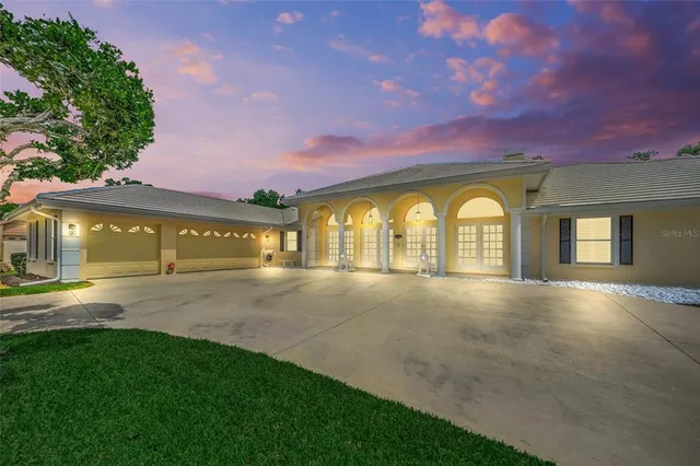 a view of outdoor space yard and swimming pool