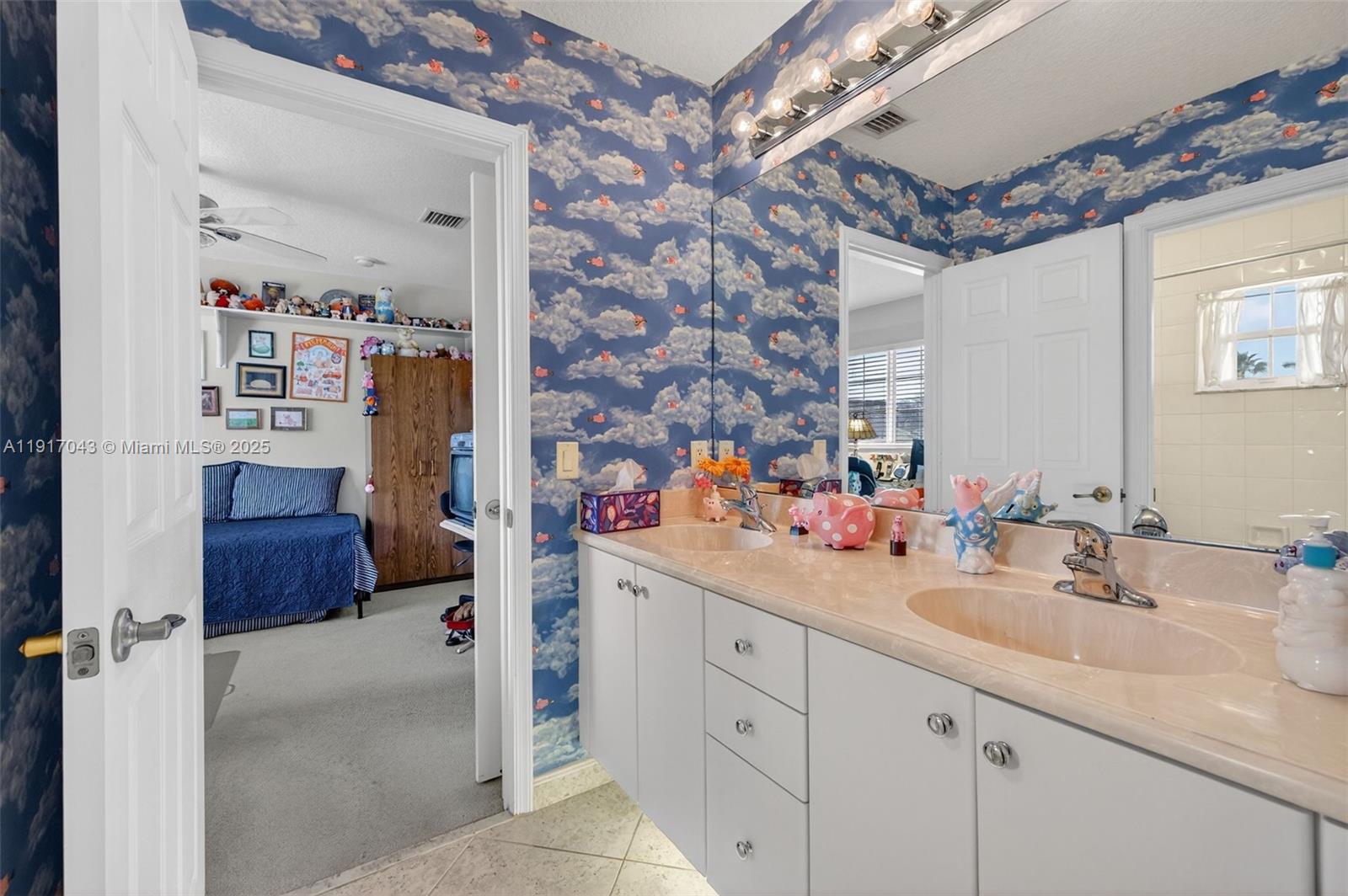 4123 West Lake Estates Drive Davie, FL 33328 - Photo 38 of 56 a en suite bathroom with a sink double vanity and a shower