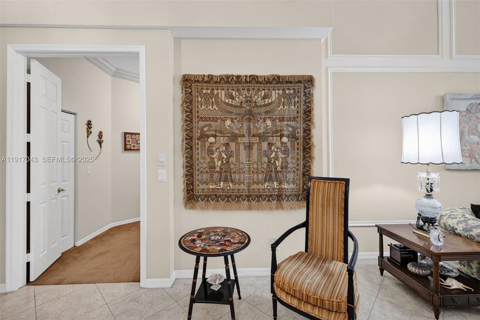 4123 West Lake Estates Drive Davie, FL 33328 - Photo 6 of 56 a bedroom with furniture and a potted plant