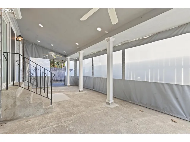 a view of an empty room