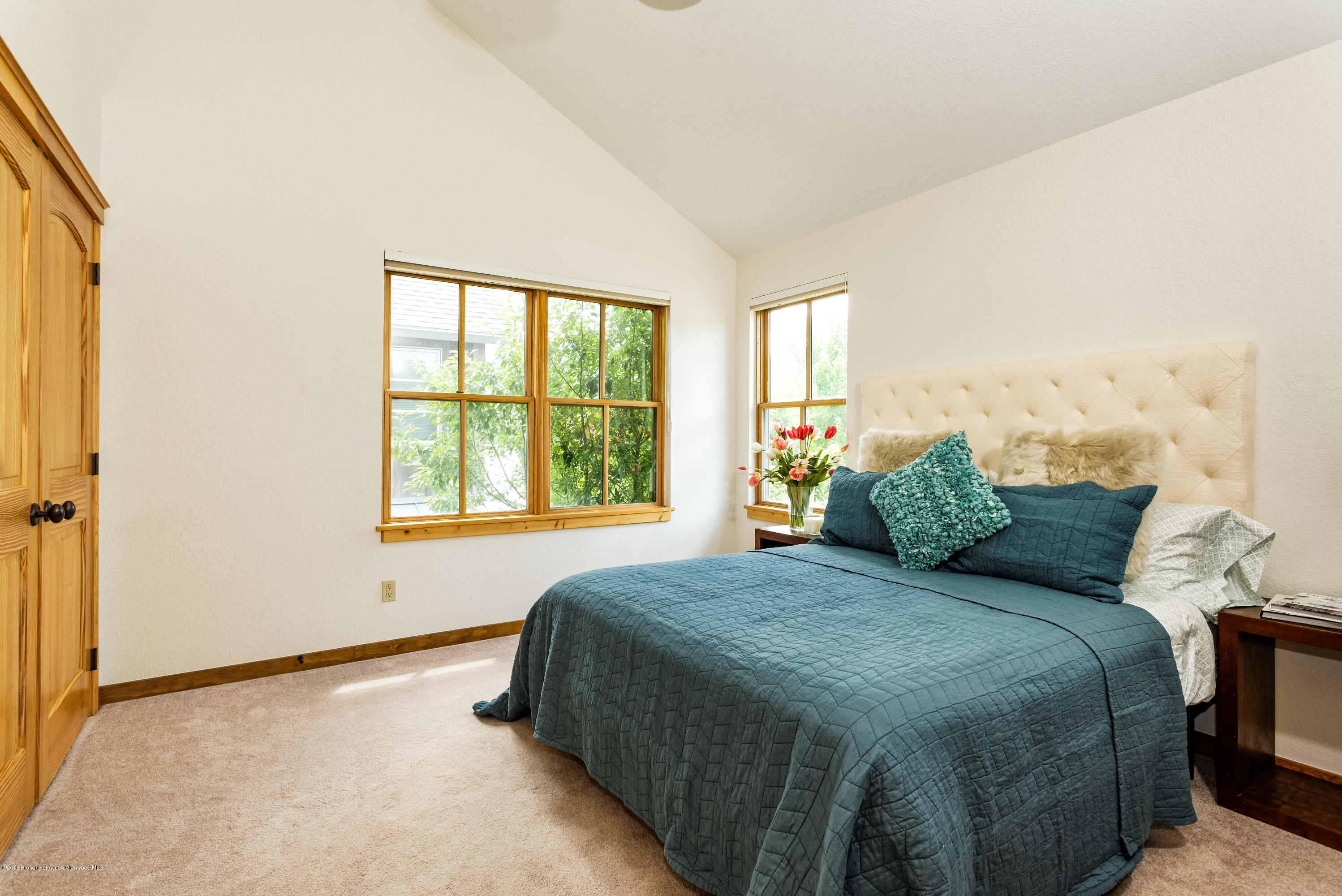 357 Sopris Circle Basalt, CO 81621 - Photo 17 of 24 a bed sitting in a bedroom next to a window