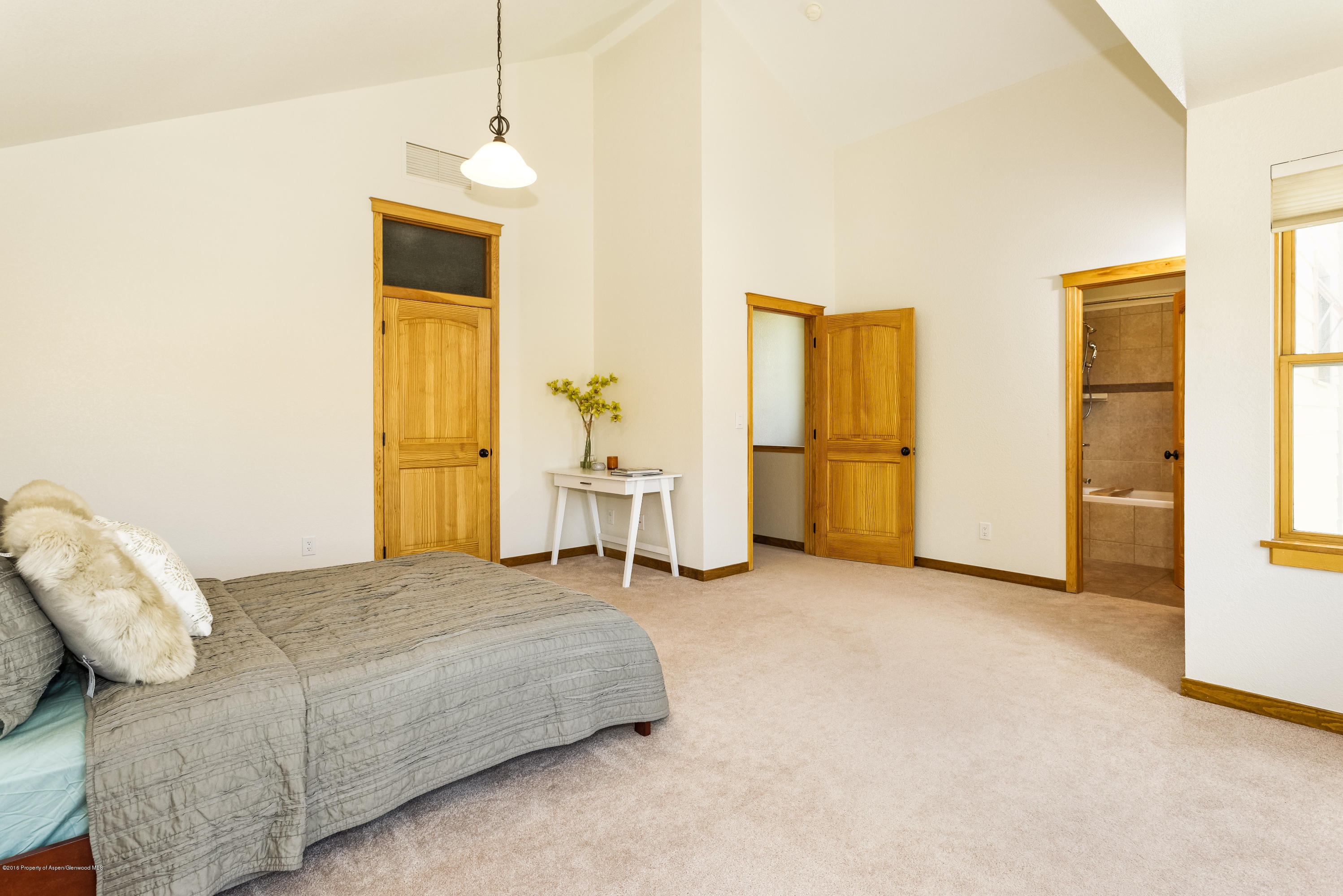 357 Sopris Circle Basalt, CO 81621 - Photo 20 of 24 a spacious bedroom with a bed and a cabinets