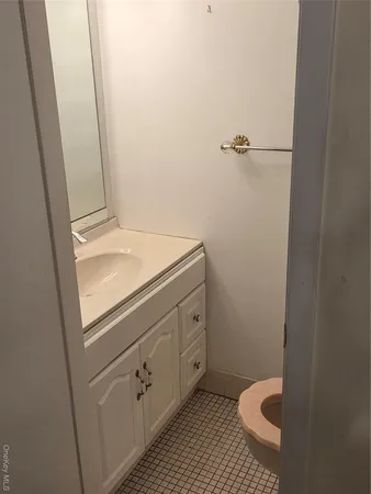 a bathroom with a sink and toilet