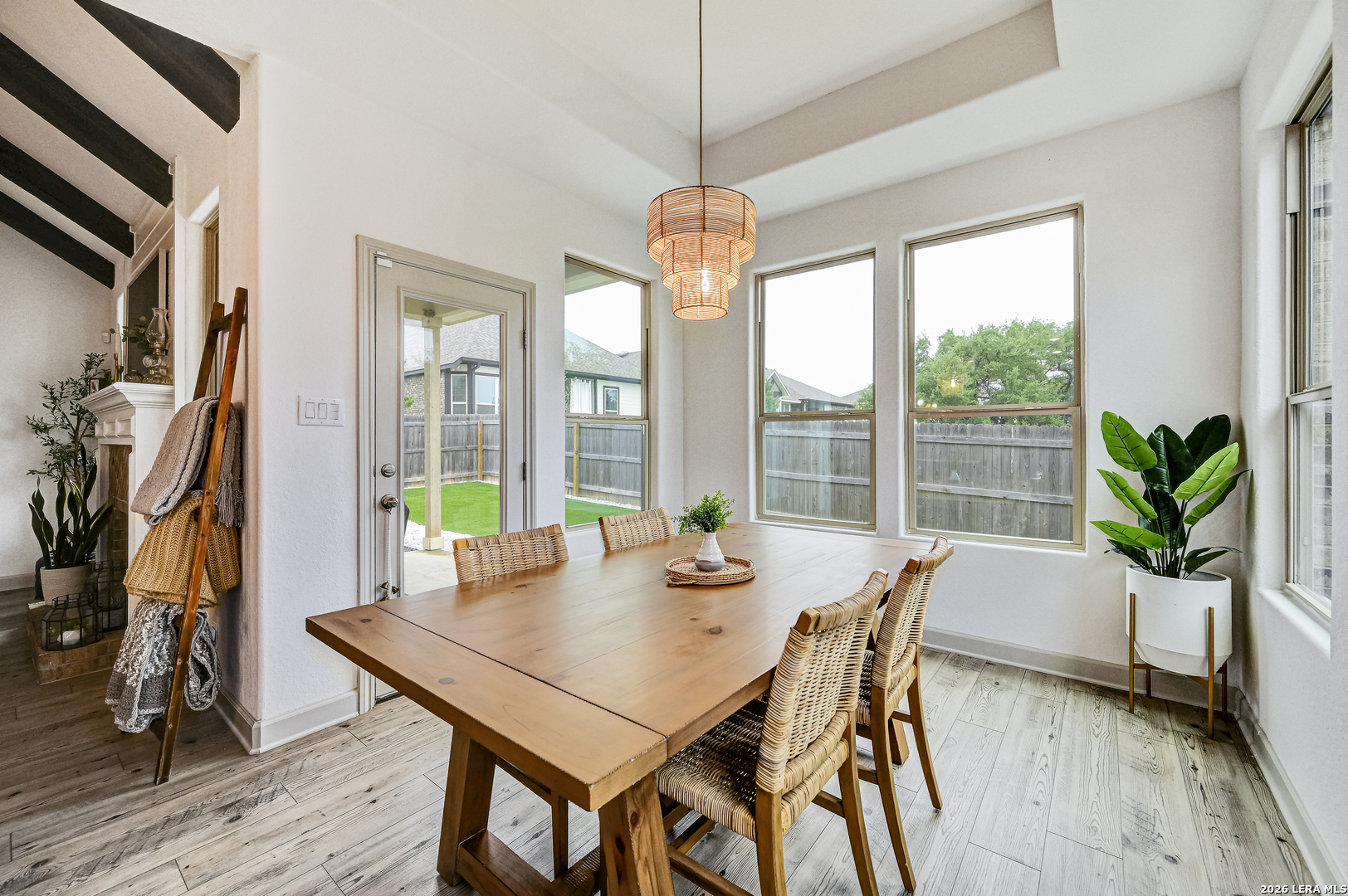 110 Breamoor Boerne, TX 78015 - Photo 11 of 38 a view of a dining room with furniture window and wooden floor