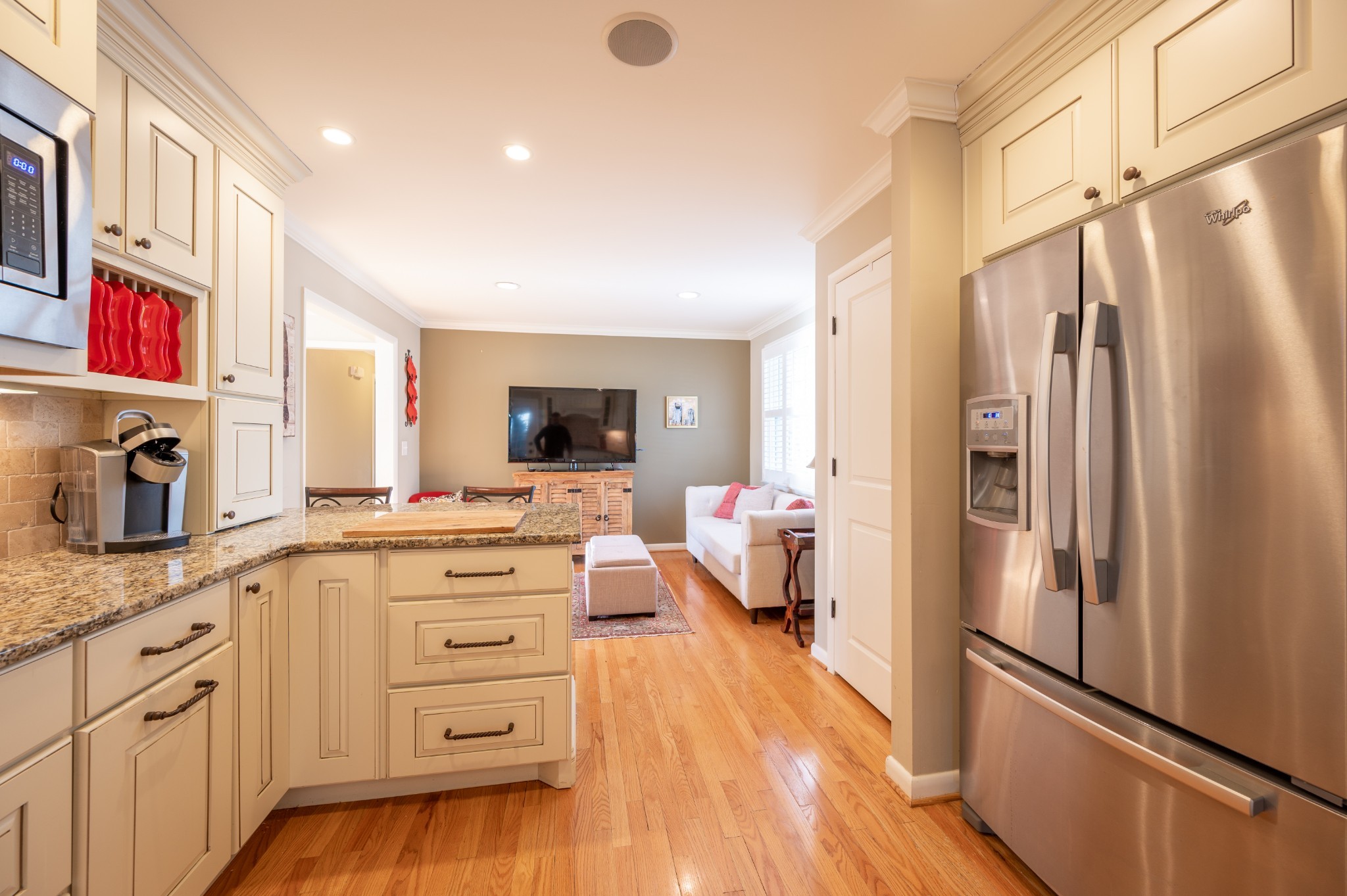 1208 Davidson Road Nashville, TN 37205 - Photo 12 of 30 a kitchen with white cabinets and stainless steel appliances