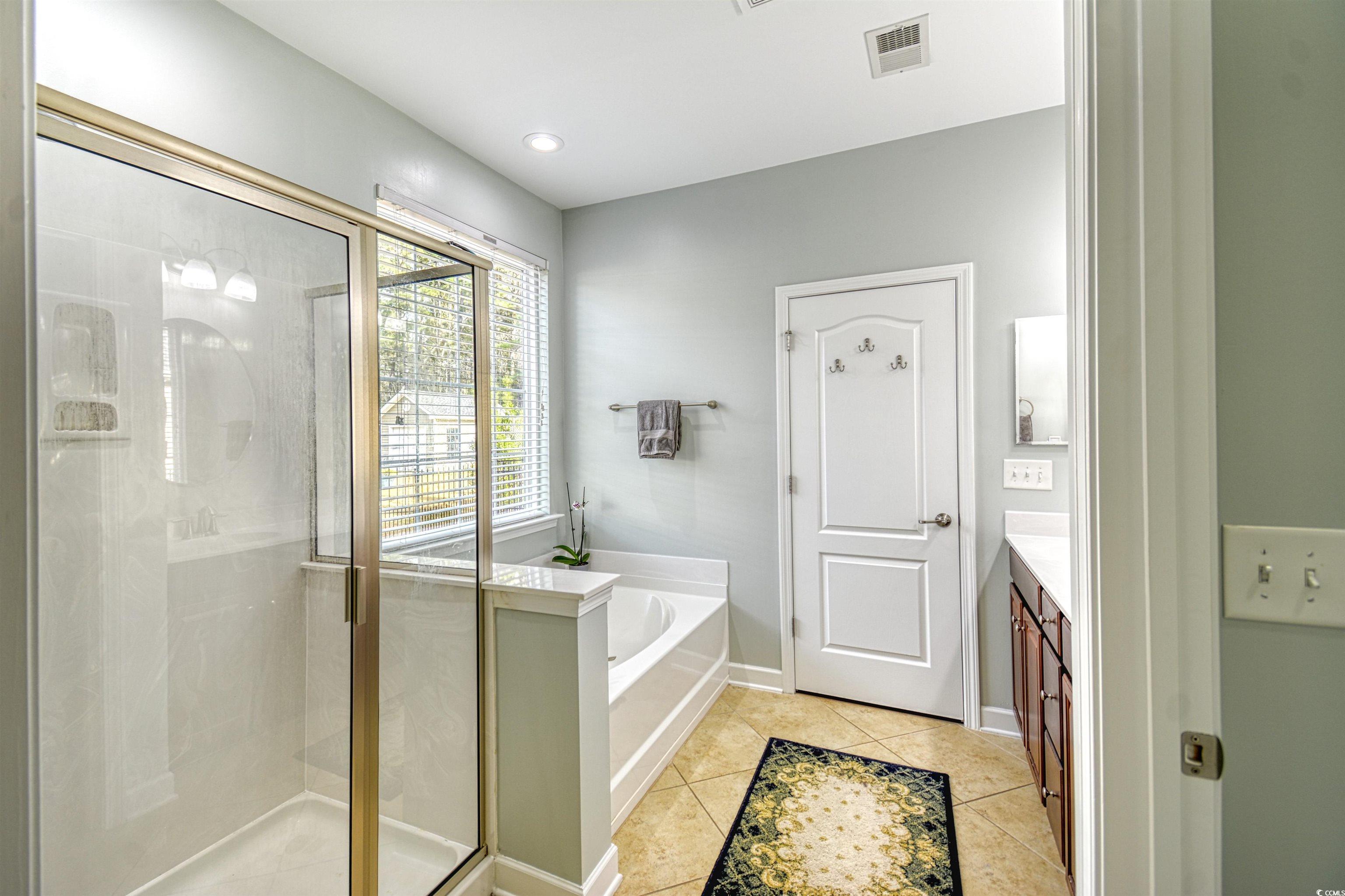 293 Ridge Point Drive Conway, SC 29526 - Photo 20 of 36 Bathroom with shower with separate bathtub, vanity