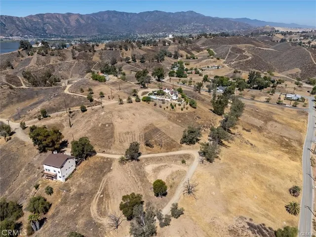 a view of lake and mountain