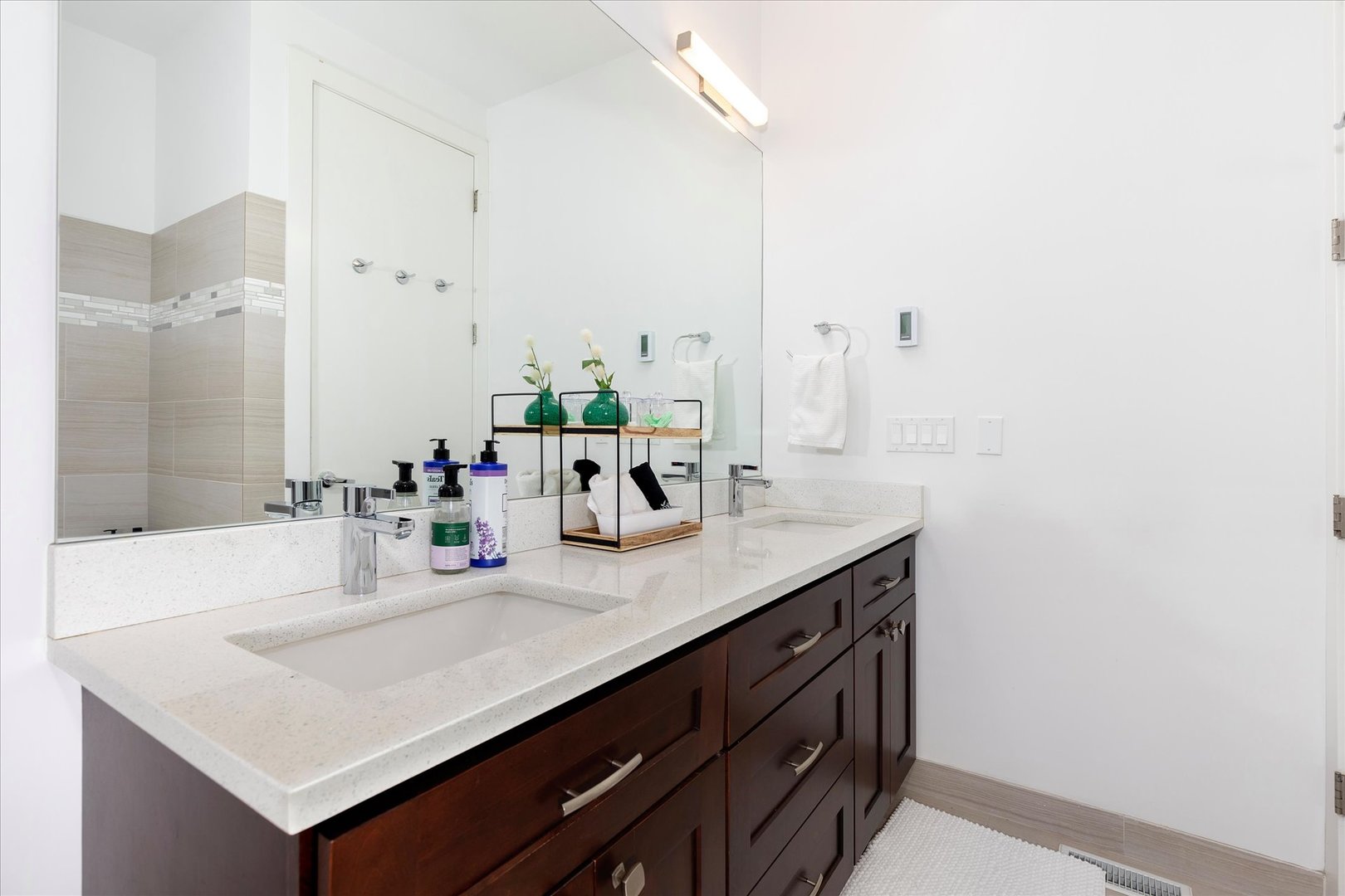 103 Home Avenue Oak Park, IL 60302 - Photo 24 of 33 a bathroom with a sink and a mirror