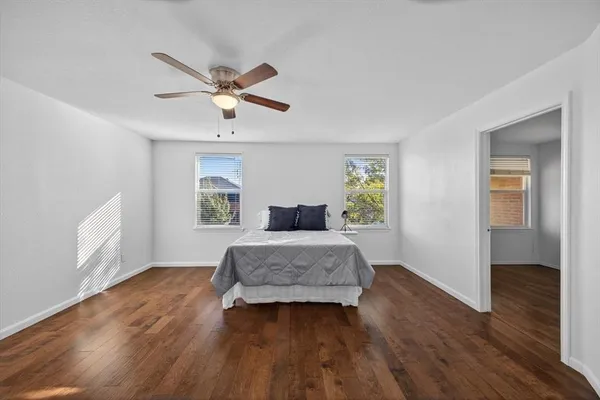 a aerial view of a house