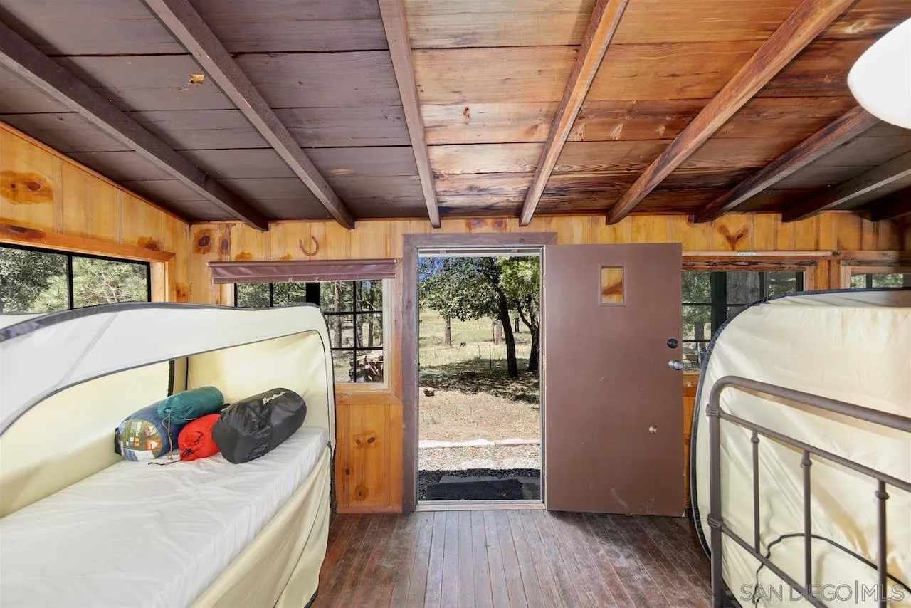 509 El Centro Terrace Mount Laguna, CA 91948 - Photo 14 of 23 a view of a room with wooden floor and windows