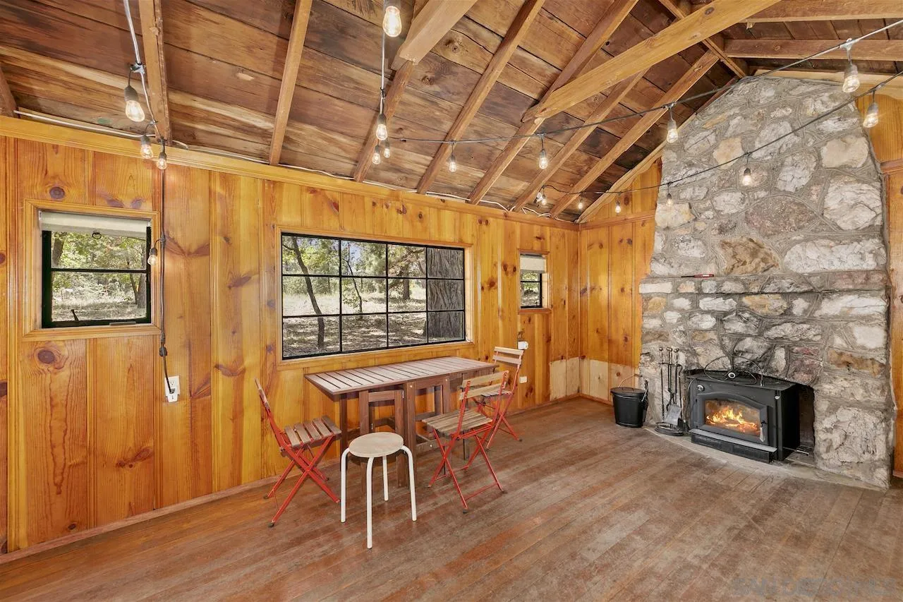 509 El Centro Terrace Mount Laguna, CA 91948 - Photo 10 of 23 a view of a livingroom with furniture and a fireplace