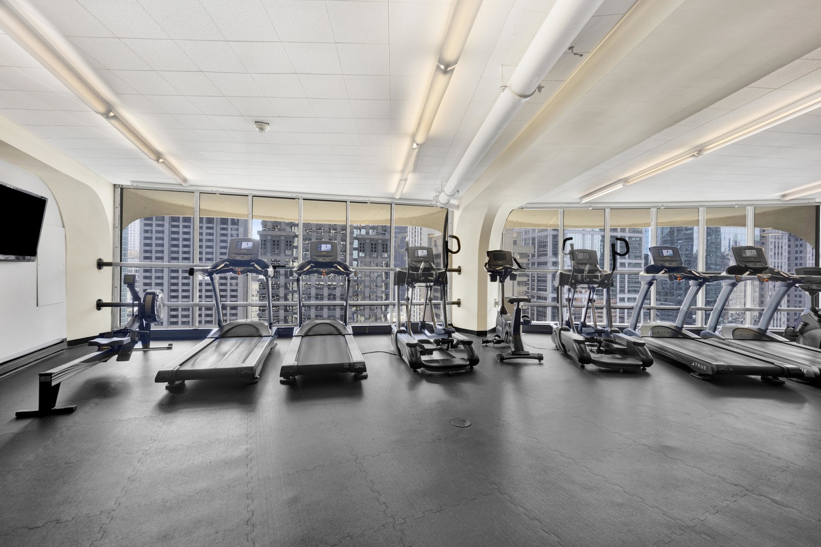 300 North State Street, Unit 4512 Chicago, IL 60654 - Photo 19 of 21 a view of a room with gym equipment