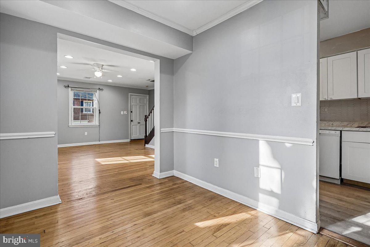 2015 38th Street Southeast, Unit B Washington, DC 20020 - Photo 12 of 30 a view of empty room with wooden floor