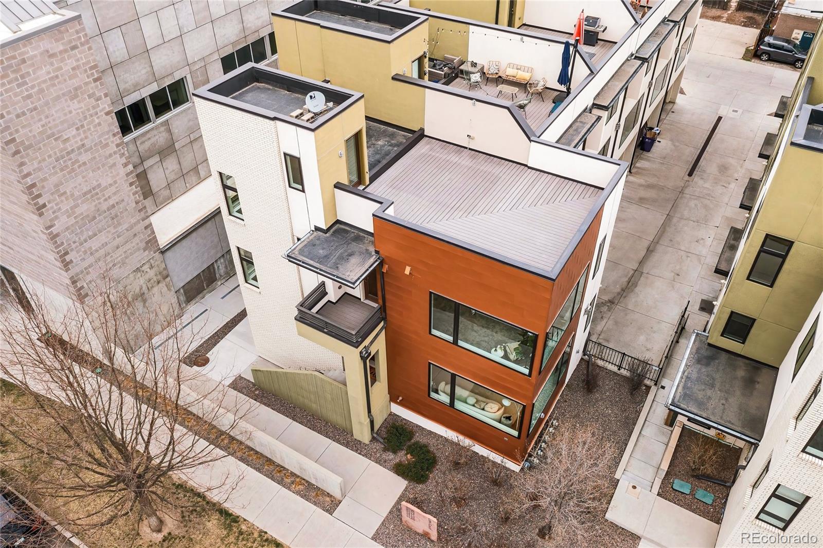 3166 Vallejo Street Denver, CO 80211 - Photo 39 of 50 front view of a building with a street