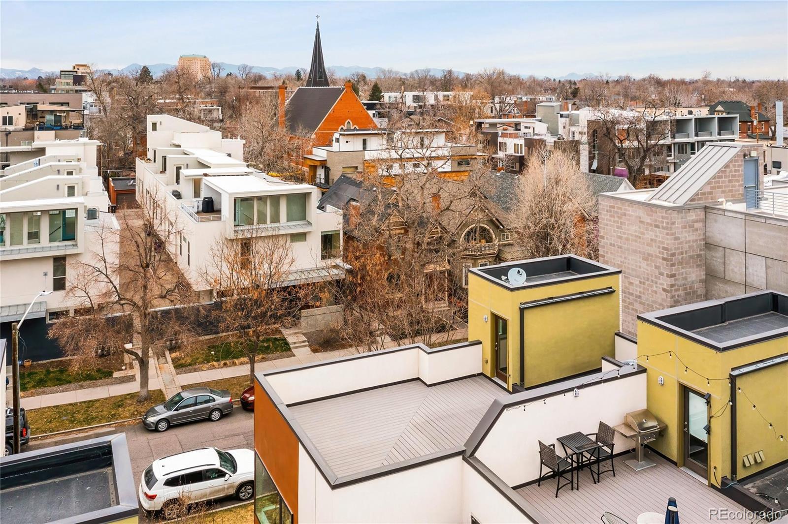 3166 Vallejo Street Denver, CO 80211 - Photo 40 of 50 a view of a patio with a table and chairs